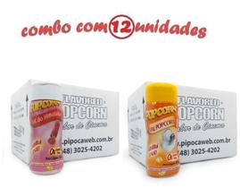 Temperos Pipoca Cx 12 Un 6 Sal Do Himalaia 6 Sal Popcorn