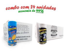 Temperos Pipoca - Cx 24 - 12 Queijo - 12 Flavapop Manteiga Temperos Pipoca - Cx 24 - 12 Queijo - 12 Flavapop Manteiga