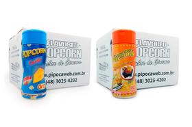 Temperos Pipoca Cx 24 Un - 12 Queijo - 12 Molho Mexicano