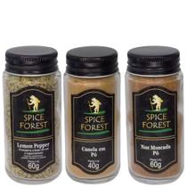 Temperpos - Lemon Ervas, Lemon Pepper e Endro em Folhas - Spice Forest