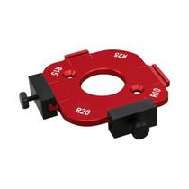 Template De Raio De Canto Em Liga De Alumínio Multifuncional Para Marcenaria Molde De Arco Redondo