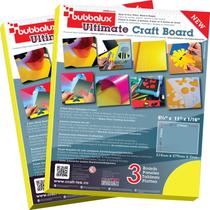 TEMPLATE_STENCIL Floortex Bubbalux Yellow Craft Board 3 folhas TEMPLATE_STENCIL Floortex Bubbalux Yellow Craft Board 3 folhas