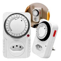 Temporizador Analógico Bivolt Timer Tomada Piscina 110v 220v Temporizador Analógico Bivolt Timer Tomada Piscina 110v 220v