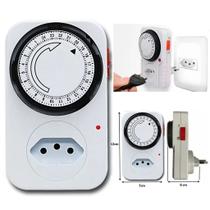 Temporizador Analógico Timer Manual Tomada Liga Desliga Energia 110v / 220v Tomada Inteligente
