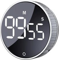 Temporizador Cronômetro Magnético Rotatório Relógio Digital Temporizador Cronômetro Magnético Rotatório Relógio Digital