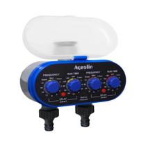Temporizador De Água Com Sensor De Chuva, Quatro Botões, Válvula De Esfera Com Duas Saídas, Sistema