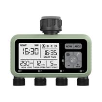 Temporizador De Água Programável De 4 Zonas Irrigação Automática Para Jardim Com Modo Manual E Temporizador De Água Programável De 4 Zonas Irrigação Automática Para Jardim Com Modo Manual E