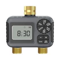 Temporizador De Água Programável Para Jardim 1/2/3 Zonas Irrigação Automática Para Gramado Com