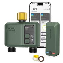 Temporizador de Água WiFi Shrivee 2 Zonas Alcance RF de 300 m em Latão