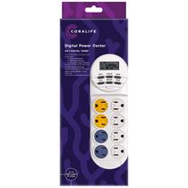 Temporizador de alimentação de aquário digital Coralife de 8 tomadas 24 horas por dia, 7 dias por semana Temporizador de alimentação de aquário digital Coralife de 8 tomadas 24 horas por dia, 7 dias por semana