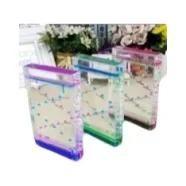 Temporizador De Areia Bicolor Decoração Criativa Figurinha De Gota De Óleo Líquido Presente Perfeito