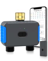 Temporizador de aspersão Smartale WiFi de 2 zonas Bluetooth Alexa Google