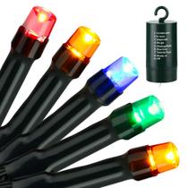 Temporizador de bateria multicolorido String Lights Joomer 10 m 100LED Temporizador de bateria multicolorido String Lights Joomer 10 m 100LED