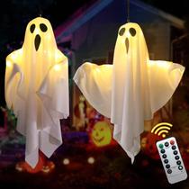 Temporizador de controle remoto Halloween Hanging Ghost Lights Lifnatty