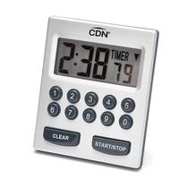 Temporizador de cozinha CDN TM30 Digital 2-Alarm Loud Vibrate