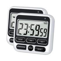 Temporizador De Cozinha Digital Display LCD Mudo Alarme Alto Relógio De 24 Horas Para Crianças