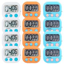 Temporizador de cozinha digital LinkDM Small Magnetic, pacote com 12