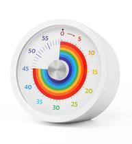 Temporizador de Cozinha Keduzer Disco Arco-Íris 60 Minutos Silencioso
