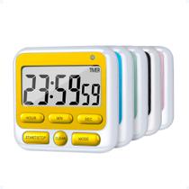 Temporizador De Cozinha Timer Com Cronometro Relógio E Data
