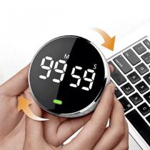 Temporizador de Cozinha Timer Inteligente Relógio Digital Alarme Cronômetro Magnético - MagaLu - RJ - Esse Eu Quero