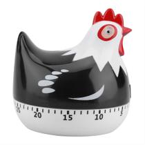 Temporizador de cozinha TOPINCN Chicken Cartoon Chick Hen Black