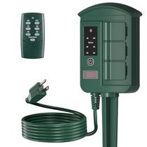 Temporizador de Estacas Elétrico Externo BN-LINK - À Prova D'Água - 6 Tomadas