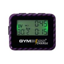 Temporizador de intervalo e cronômetro Gymboss Charge Carbon Purple
