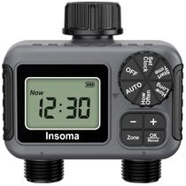 Temporizador de Irrigação Insoma 2 Zonas Programável e à Prova dÁgua Temporizador de Irrigação Insoma 2 Zonas Programável e à Prova dÁgua