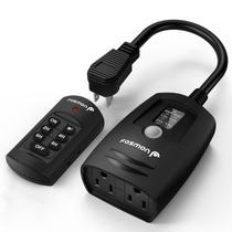 Temporizador de Luz Exterior Fosmon con Control Remoto e Impermeable 30 m