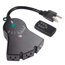 Temporizador de luz externa BN-LINK Dusk to Dawn com controle remoto