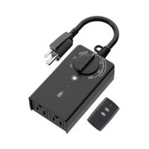 Temporizador de luz externa BN-LINK Waterproof 15A com controle remoto