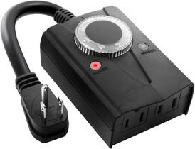 Temporizador de luz mecânico externo Minetom Waterproof 15A