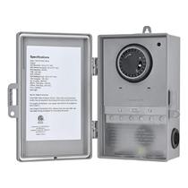 Temporizador de piscina DEWENWILS Caixa temporizadora mecânica 2HP 40A 120-277V Temporizador de piscina DEWENWILS Caixa temporizadora mecânica 2HP 40A 120-277V