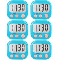 Temporizador Digital AOUCE Ruidoso Paquete de 6 con Imán para Cocina