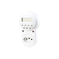 Temporizador Digital com Contagem de Segundos, 18 Programações, Bivolt, Exatron, Branco