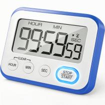 Temporizador Digital de Cozinha VOULOIR com Alarme Alto Magnético Azul Temporizador Digital de Cozinha VOULOIR com Alarme Alto Magnético Azul