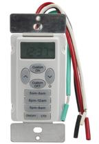 Temporizador Digital de Pared Prime EZ-Set para Cables y Alambres, 15 Amperios, Blanco