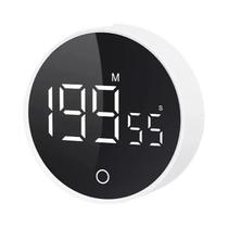 Temporizador Digital Magnético Recarregável Para Cozinha, Estudo E Banho