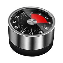 Temporizador Digital Manual Portátil De Aço Inoxidável Com Anel Magnético Para Cozinhar, Aprender E