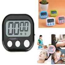 Temporizador digital relogio timer magnetico cronometro alarme cozinha academia ima geladeira Temporizador digital relogio timer magnetico cronometro alarme cozinha academia ima geladeira