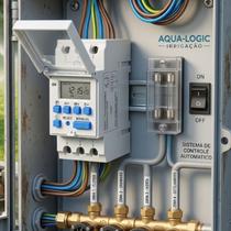 Temporizador Digital THC15A Programável Semanal Bivolt Automático Controle Preciso de Energia