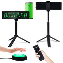 Temporizador Digital YZ Gym con Cronómetro, Cuenta Regresiva y Control Remoto