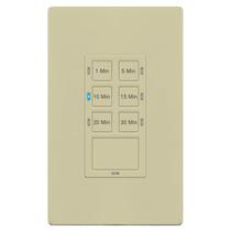Temporizador electrónico de pared TG con interruptor y cuenta regresiva de 1 a 30 minutos, color marfil