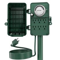 Temporizador externo BN-LINK 24 horas mecânico 6 tomadas 125V 15A