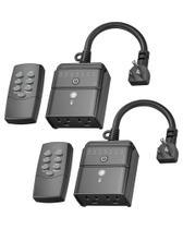 Temporizador externo BN-LINK com controle remoto, à prova d'água, alcance de 30 m