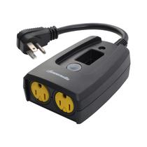 Temporizador externo DEWENWILS à prova d'água com 2 saídas 15A 1/2 HP