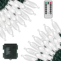 Temporizador impermeável LED String Lights Green Convenience 20m 200 LED