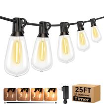 Temporizador impermeável String Lights litogo 7.5M regulável em branco quente Temporizador impermeável String Lights litogo 7.5M regulável em branco quente
