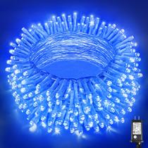 Temporizador impermeável String Lights Vivideal 300 LED azul 33m