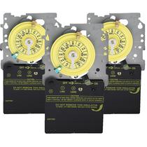 Temporizador Intermatic T101M, mecânico de 24 horas, 120 V, 40 A, pacote com 3